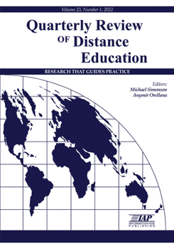 Paperback Quarterly Review of Distance Education Vol 23 Issue 1 Book