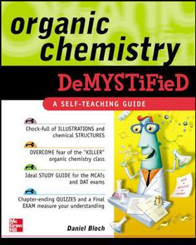 Paperback Organic Chemistry Demystified Book