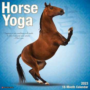 Calendar Horse Yoga 2023 Wall Calendar Book