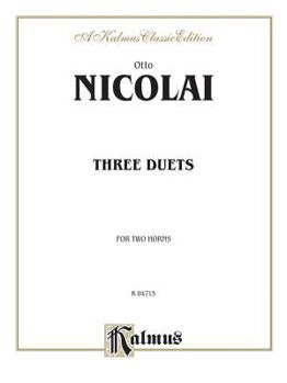 Paperback Three Duets (Kalmus Edition) Book