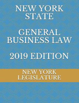 Paperback New York State General Business Law 2019 Edition Book