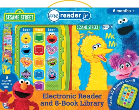 Board book Sesame Street Me Reader Jr Electronic Reader and 8 Book Library - PI Kids Book