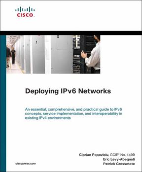 Paperback Deploying Ipv6 Networks Book