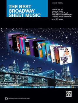 Paperback The Best Broadway Sheet Music Book