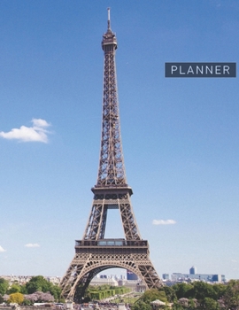 Paperback Planner: France 2 Year Weekly Planning Organizer - 2020 - 2021 - French Tower Paris Landmark Cover - January 20 - December 21 - Book