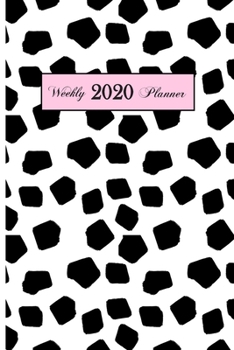 2020 Weekly Planner: 6 x 9 inch 150 Pages Year Months Weeks Calendar, Schedule, and Organizer plus Dot Grid Pages (January 2020 - December 2020) (Preppy Abstract Planners)