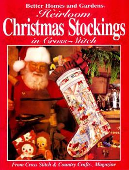 Paperback Heirloom Christmas Stockings in Cross-Stitch Book