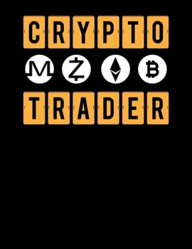 Paperback Crypto Trader: Crypto Trader Bitcoin BTC Blank Sketchbook to Draw and Paint (110 Empty Pages, 8.5" x 11") Book