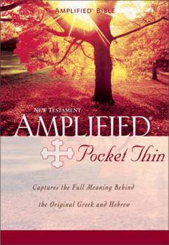 Paperback Amplified Pocket -Thin New Testament Book
