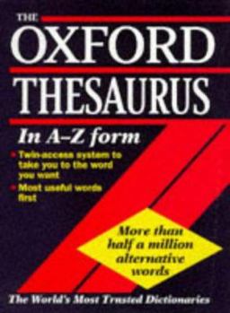 Hardcover The Oxford Thesaurus Book