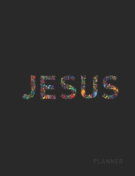 Planner: Jesus 2 Year Monthly Planner with Note Pages (24 Months) | Christ Cross Crucifix Christian Catholic Religion | Jan 2020 - Dec 2021 | Month ... | Plan Each Day, Set Goals & Get Stuff Done