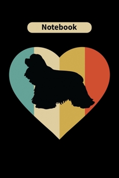 Paperback Notebook: COCKER SPANIEL Dog Lover Gift for Dog Owners Diary - Blank Date & Blank Lined Notebook Journal - 6x9 Inch 120 Pages Wh Book