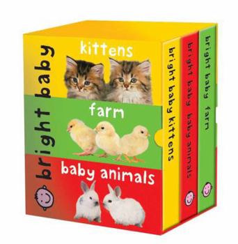 Hardcover Bright Baby Slipcase (large): Kittens, Farms, Baby Animals Book