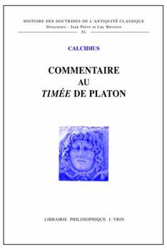 Paperback Commentaire Au Timee de Platon [French] Book