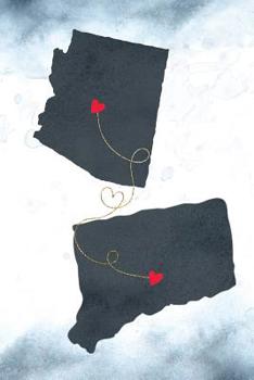 Arizona & Connecticut: Long Distance Out of State Notebook - Blank Lines