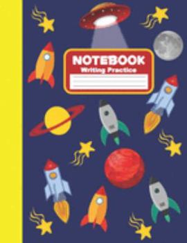 Paperback Notebook Writing Practice: Primary Notebook Writing Practice Dotted Line K-2 boys, girls, teachers Book