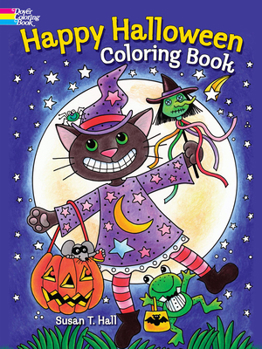 Paperback Happy Halloween Coloring Book