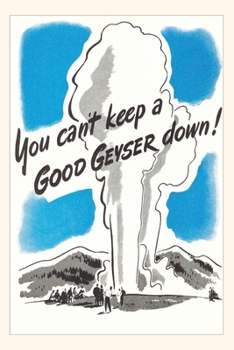 Paperback Vintage Journal Poster for Yellowstone Park Book