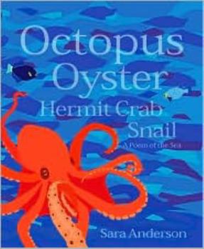 Hardcover Octopus Oyster Hermit Crab Snail Book
