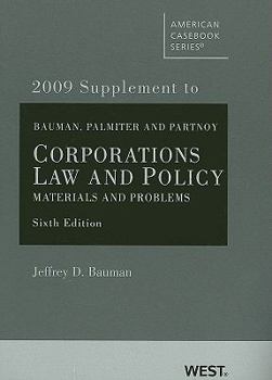 Paperback 2009 Supplement to Corporations Law and Policy: Materials and Problems Book