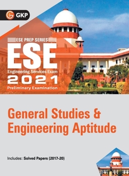 Paperback Upsc Ese 2021 General Studies & Engineering Aptitude Paper I Guide Book