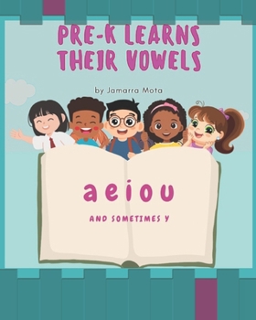 Paperback Pre-K Learn Their Vowels Book