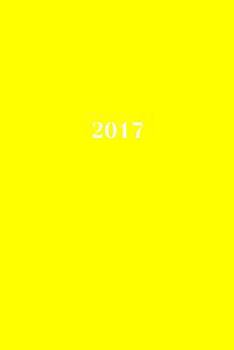 Paperback 2017: Kalender/Agenda: 1 week op 2 pagina's, Formaat ca. A5, Kaft geel [Dutch] Book