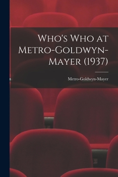 Paperback Who's Who at Metro-Goldwyn-Mayer (1937) Book