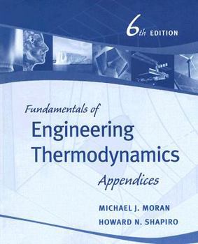 Paperback Fundamentals of Engineering Thermodynamics, Appendices Book