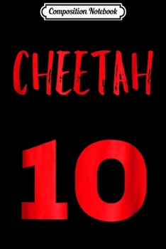 Composition Notebook: Hill the cheetah #10  Journal/Notebook Blank Lined Ruled 6x9 100 Pages
