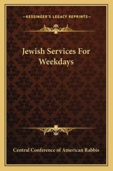 Paperback Jewish Services For Weekdays Book