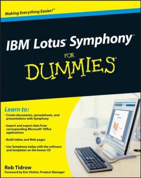 Paperback IBM Lotus Symphony for Dummies [With CDROM] Book