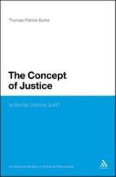 Hardcover Concept of Justice Book