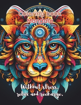 Paperback Coloring book Mandala animal's Book