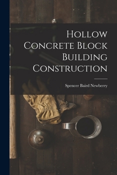 Paperback Hollow Concrete Block Building Construction Book