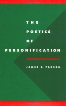 Hardcover The Poetics of Personification Book