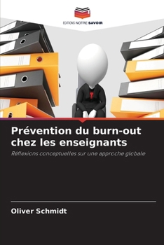 Paperback Prévention du burn-out chez les enseignants [French] Book