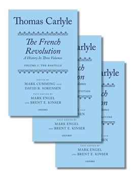 Hardcover Thomas Carlyle the French Revolution 3 Volume Set Book