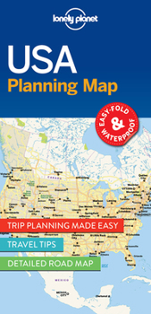 Paperback Lonely Planet USA Planning Map Book