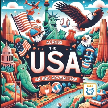 Paperback Across the USA An ABC Adventure Book