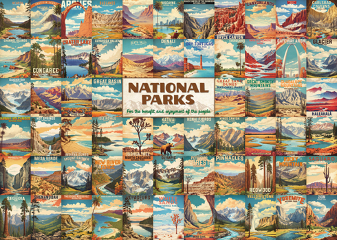 Misc. National Parks 1000-Piece Jigsaw Puzzle Book