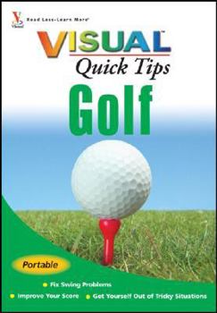 Paperback Golf Visual Quick Tips Book