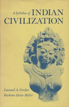 Paperback A Syllabus of Indian Civilization Book