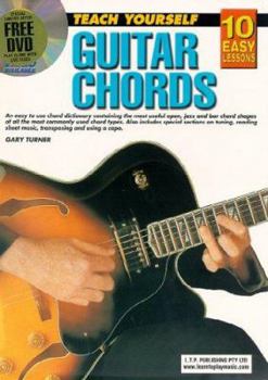 Paperback 10 Easy Lessons Guitar Chords Bk/CD Book