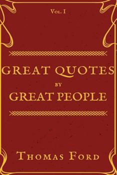 Paperback Great Quotes by Great People Book