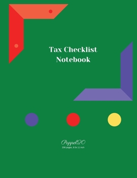 Paperback Tax Checklist 204 pages 8.5x11 Inches Book