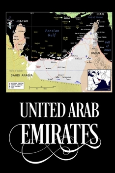 Paperback United Arab Emirates: Map Notebook Book