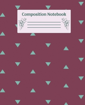 Paperback Composition Notebook: Wide Ruled Notebooks Paper - Composition Notebook (Diary, Journal) 7.5x9.25in 110 Pages Wide Ruled Notebooks Paper Book