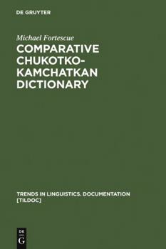 Hardcover Comparative Chukotko-Kamchatkan Dictionary Book