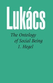 Paperback Ontology of Social Being, Volume 1. Hegel Book